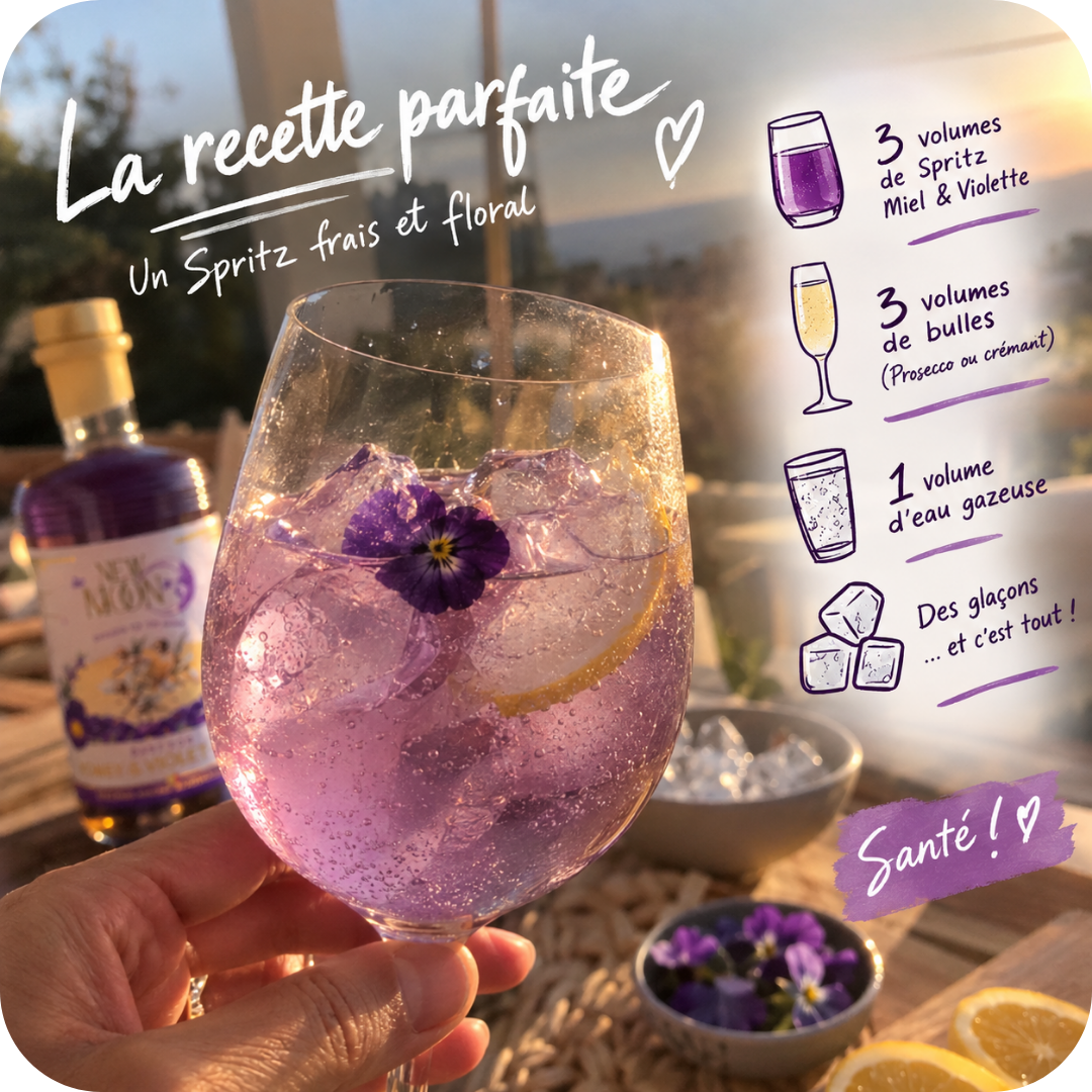Honig & Veilchen Spritz