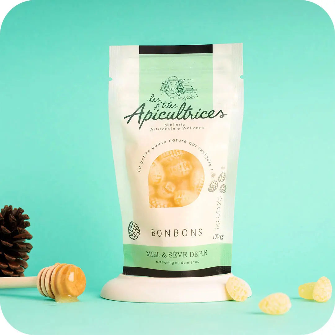 Snoepjes met pijnboomsapsmaak 