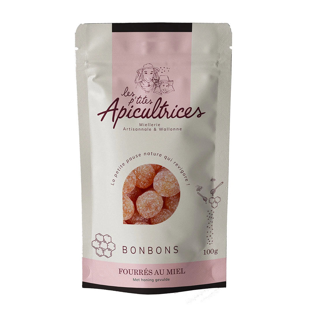 Met honing gevulde balletjes 